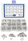 XINGYHENG 480Pcs 12 Values M2 M3 M4 Metric Hex Socket Cap Head Self Tapping Screw with Flat Gasket Washers Assortment Kit