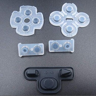 Binicoco Conductive Pad Silicone Rubber Button Pads Replacement for PS3 Controller