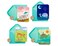 Papyrus Blank Note Cards with Envelopes, Animals ,20-Count