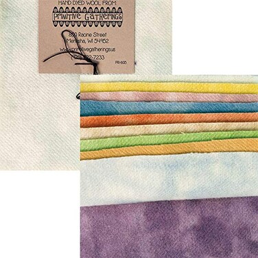 MODA Primitive Gatherings - Pastel Hand Dyed Wool PRI-6015 - Charm Pack