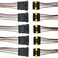 ESUPPORT 5 Pin Way Car Waterproof Electrical Wire Connector Plug Socket