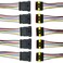 ESUPPORT 5 Pin Way Car Waterproof Electrical Wire Connector Plug Socket