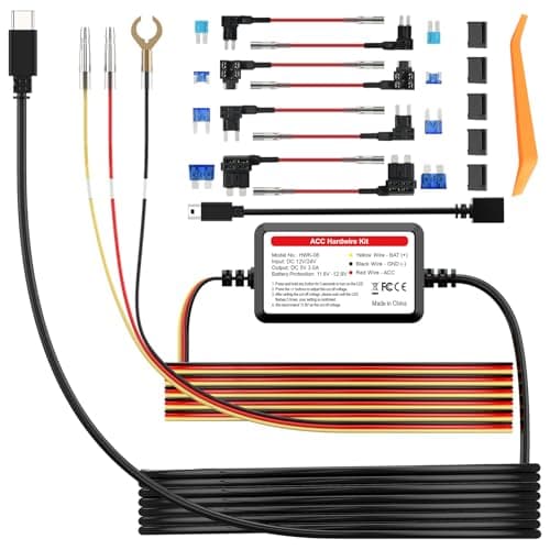 pruveeo Pruveeo Acc Hardwire Kit hwk-08 5 V