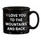 Santa Barbara Design Studio SIPS Drinkware Ceramic Campfire Mug, 13-Ounce, Love You