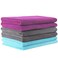 JML Microfiber Bath Towel Set, 27" x 55", 6 Pack, Purple/Grey/Light Blue