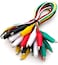 E-Outstanding 2 Set ,10 PCS/Set50cm 19 Inch Double-ended Crocodile Clips Cable Alligator Clips Wire Testing Wire