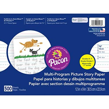 Pacon Multi-Program Handwriting Paper, D'Nealian Grade K