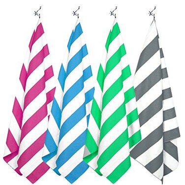 Your Choice Microfiber Beach Towel Sand-Free Quick Dry 60x30 4 Pack