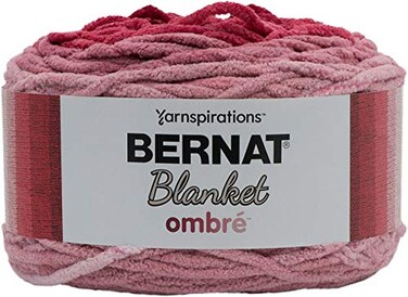 Bernat Blanket Yarn, Burdy Ombre