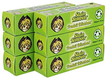 BunchaFarmers All Natural 100% Biodegradable Environmentally Friendly Stain Remover Stick Made in Canada ,6 Pack