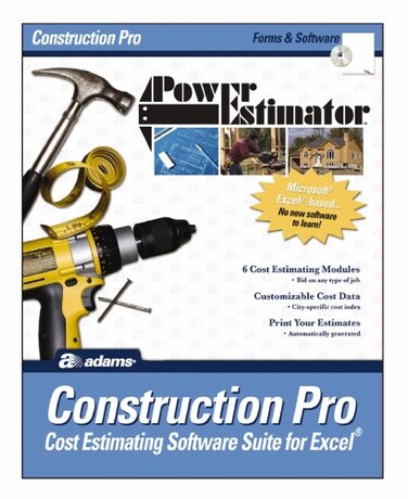 Adams PowerEstimator Construction Pro Estimating Software, 9 x 11.5 Inches ,ALB503SW
