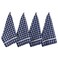 DII Basic Terry Collection Windowpane Dishtowel Set, 16x26, Nautical Blue Check, 4 Piece