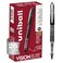 uni-ball Vision Elite Rollerball Pens Fine Point Micro Tip, 0.5mm, Black, 12 Pack
