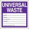 AccuformNMC MHZW17EVL Adhesive-Poly Hazardous Waste Label