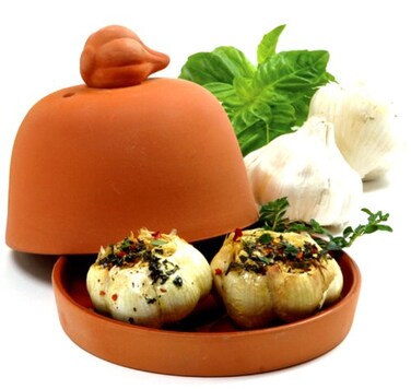 Norpro Large Terra Cotta Garlic BakerKeeper