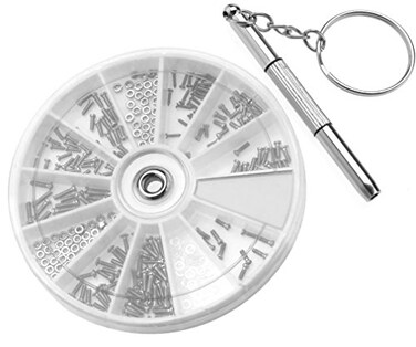 Micro Trader Glasses Screw Repair Kit Assorted With Screwdriver