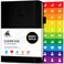 Clever Fox Weekly Planner Undated, MonthlyDaily Notebook, Black
