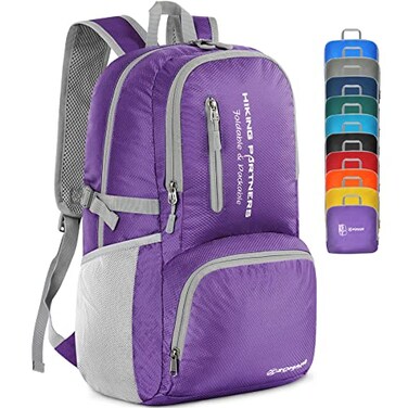 ZOMAKE Lightweight Packable Backpack, Water Resistant Foldable Daypack 35L