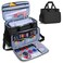 LUXJA Sewing Machine Tote Bag with Removable Padding, Black