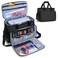 LUXJA Sewing Machine Tote Bag with Removable Padding, Black