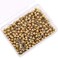 WILLBOND 500 Pcs Map Push Pins Round Thumb Tack,Gold