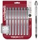 Uni-Ball Uniball Vision Elite Rollerball Pens, Bold Point ,0.8mm, Black, 8 Pack