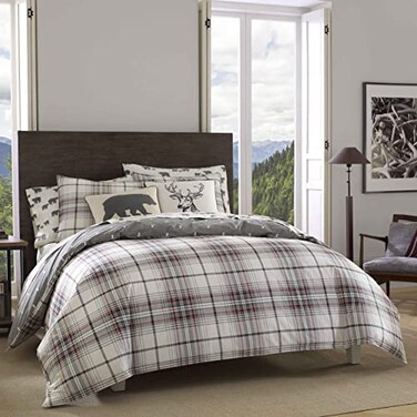 Eddie Bauer - Full Sheet Set, 100% Cotton Percale with Pillowcases