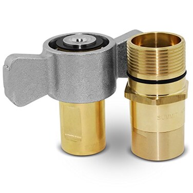 Summit Hydraulics 3/4" NPT Wet-Line Wing Nut Hydraulic Quick Disconnect Coupler/Coupling Set