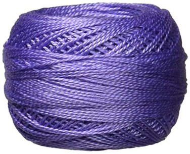 DMC 116 8-340 Pearl Cotton Thread Balls, Medium Blue Violet, Size 8