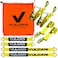 Vulcan Classic Yellow Series 2'' Complete Axle Tie Down System