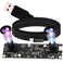 ELP 1080P Dual Lens USB Camera Module 3D Stereo PC Cameras for Computer Mini UVC USB2.0 Webcam Board M9 90Degree LightburnCamera AR0330 Binocular Webcamera Video Industrial USB Surveillance Cam