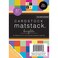DCWV Cardstock Stack, Match Makers Brights, 87 Sheets, 4-1/2 x 6-1/2 inches