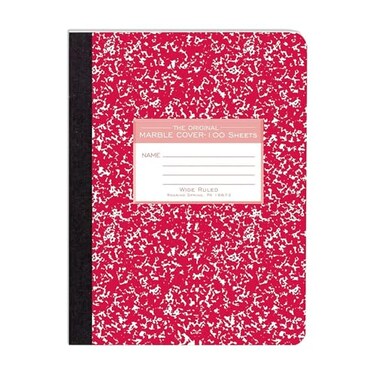 ROARING SPRING Hard Cover Composition Notebook, Wide Rule, 200 Pages