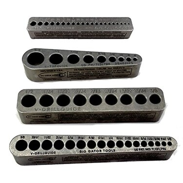 Blue Star Big Gator Tools BGT Precision Drill Guide SAENumber Hole, 4 Piece.