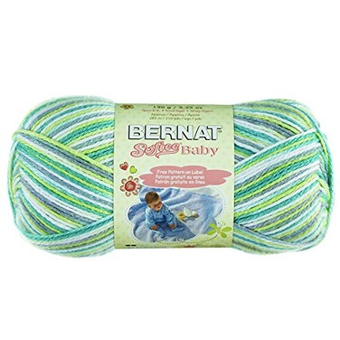 Bernat Softee Baby Yarn 3 Pack Bundle Includes 3 Patterns DK Light Worsted3