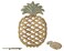 Comfify Cast Iron Pineapple Trivet“ 5.9"9"“ Rubber Pegs Included