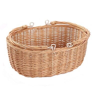 KINGWILLOW Wicker Picnic Baskets with Handles.Kingwillow. ,Natural