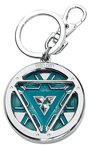 Marvel Iron Man 3 Arc Reactor Pewter Key Ring