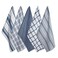 DII Assorted Woven, Kitchen Dishtowel Set, 18x28, Stone Blue, 5 Piece