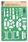 Rapidesign Interior Design Template for Living/Dining Rooms, 1 Each ,R718