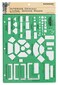 Rapidesign Interior Design Template for Living/Dining Rooms, 1 Each ,R718