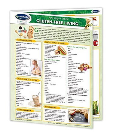 Permacharts Gluten Free Diet Guide - Quick Reference Guide by
