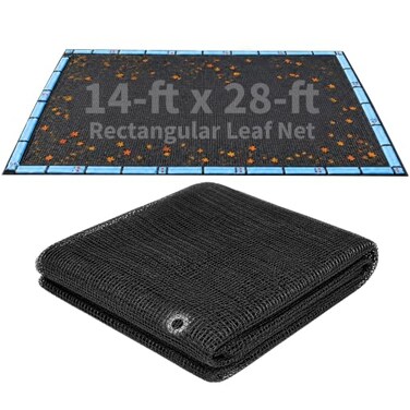 Blue Wave 14-ft x 28-ft Rectangular Leaf Net In Ground Pool Cover