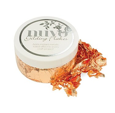Nuvo Tonic Studios Gilding Flakes 6.8oz-Sunkissed Copper