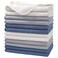 POLYTE 340 GSM Microfiber Waffle Kitchen Dish Tea Towel, 16x28 in, 12 Pack