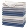 POLYTE 340 GSM Microfiber Waffle Kitchen Dish Tea Towel, 16x28 in, 12 Pack
