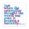 Quotable Cards Magnet Just When, 1 EA
