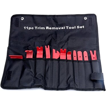 BestsQ 11Pc Auto Trim Door Panel Window Molding Upholstery Fastener Clip Removal Tool Kit