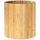Totally Bamboo Oval Shaped Bamboo Kitchen Utensil Holder, 6" x 4" x 7