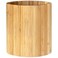 Totally Bamboo Oval Shaped Bamboo Kitchen Utensil Holder, 6" x 4" x 7
